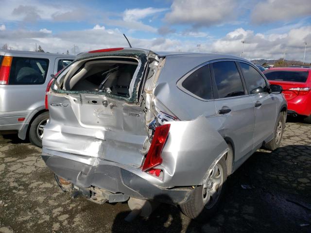 5J6RM4H30FL077423 - 2015 HONDA CR-V LX SILVER photo 3