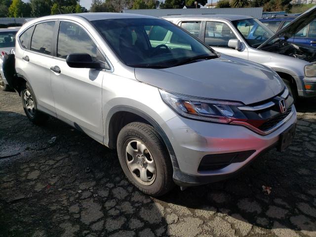 5J6RM4H30FL077423 - 2015 HONDA CR-V LX SILVER photo 4