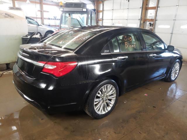 1C3BC2FG1BN568462 - 2011 CHRYSLER 200 LIMITED BLACK photo 3