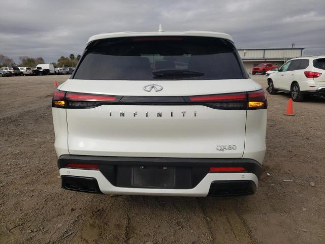 5N1DL1FR8PC356415 - 2023 INFINITI QX60 LUXE WHITE photo 6