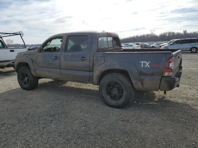 5TELU4EN8AZ692975 - 2010 TOYOTA TACOMA DOUBLE CAB GRAY photo 2