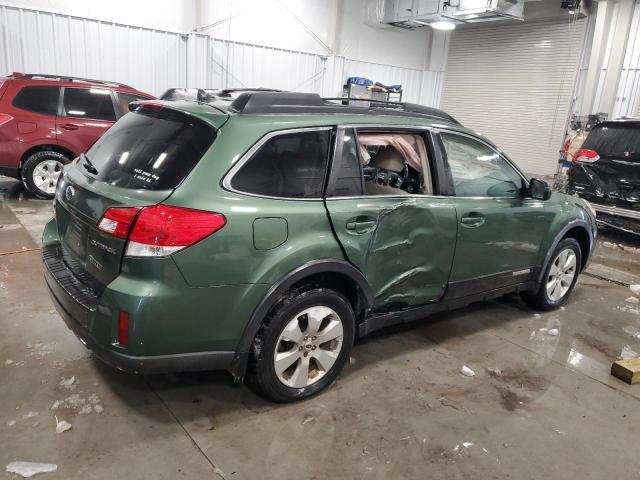 4S4BRCKC5C3246628 - 2012 SUBARU OUTBACK 2.5I LIMITED GREEN photo 3