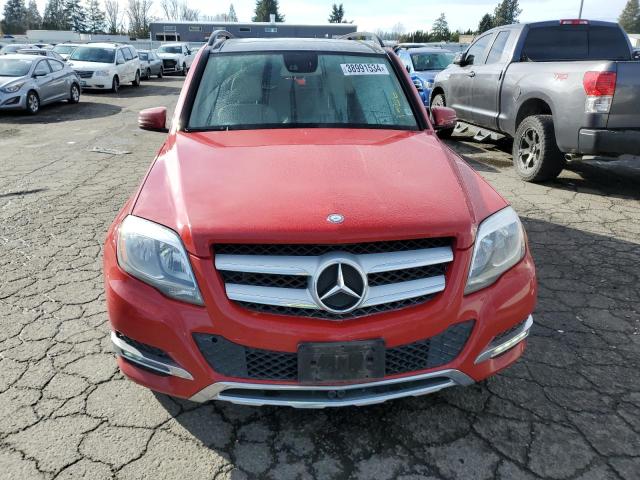 WDCGG8JB4EG250021 - 2014 MERCEDES-BENZ GLK 350 4MATIC RED photo 5