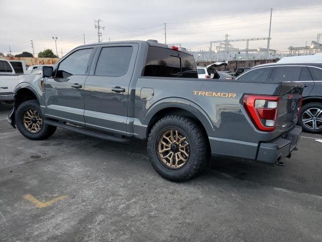 1FTEW1E83MFC63708 - 2021 FORD F150 SUPERCREW GRAY photo 2