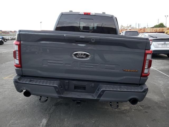 1FTEW1E83MFC63708 - 2021 FORD F150 SUPERCREW GRAY photo 6