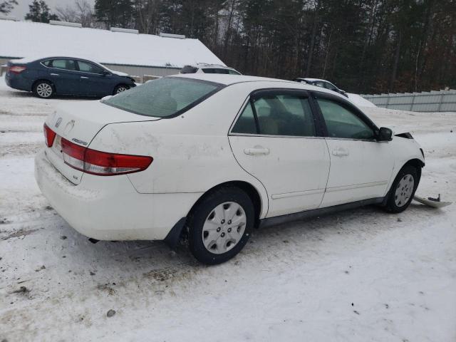 1HGCM56394A025433 - 2004 HONDA ACCORD LX WHITE photo 3