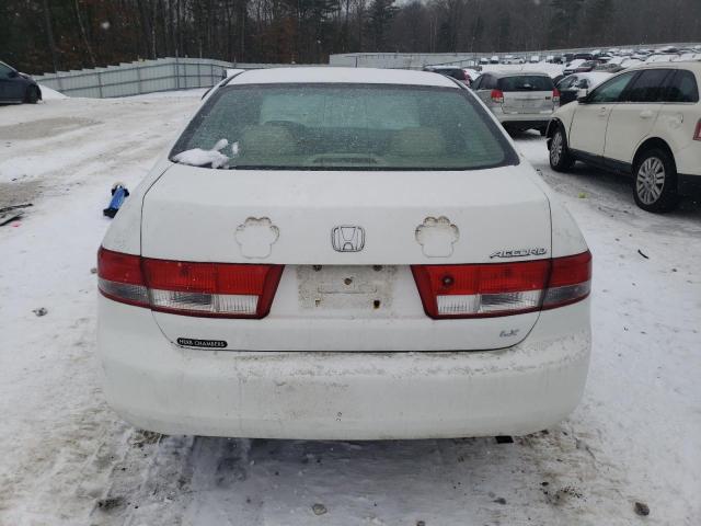 1HGCM56394A025433 - 2004 HONDA ACCORD LX WHITE photo 6