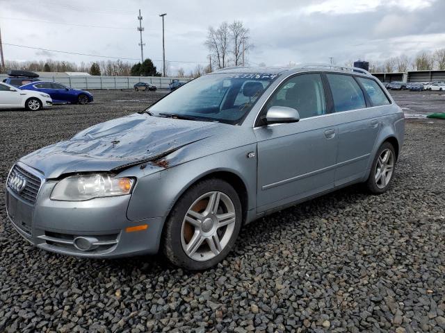 WAUKF78E56A268235 - 2006 AUDI A4 2.0T AVANT QUATTRO SILVER photo 1