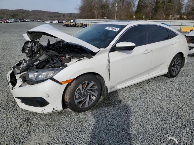 19XFC2F78HE025281 - 2017 HONDA CIVIC EX WHITE photo 1