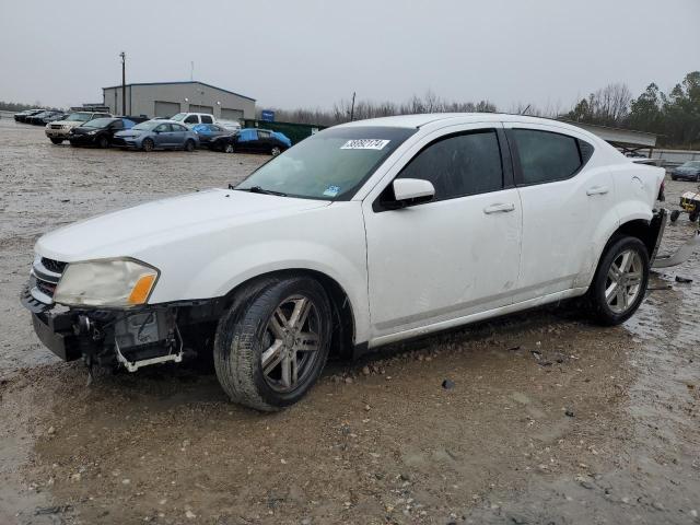 1C3CDZCB3CN290510 - 2012 DODGE AVENGER SXT WHITE photo 1