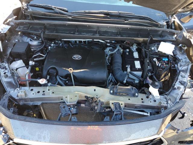 5TDGZRAH1LS014858 - 2020 TOYOTA HIGHLANDER XLE 灰色 照片 12