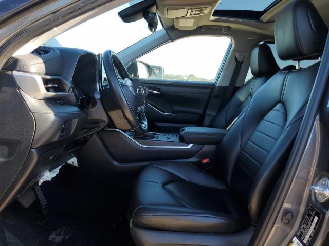 5TDGZRAH1LS014858 - 2020 TOYOTA HIGHLANDER XLE 灰色 照片 7