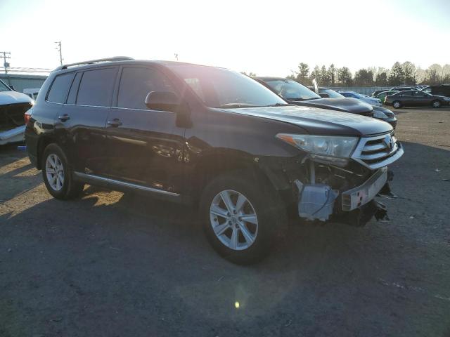 5TDBK3EH2DS192527 - 2013 TOYOTA HIGHLANDER BASE Бордовый фото 4