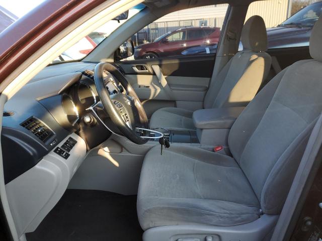5TDBK3EH2DS192527 - 2013 TOYOTA HIGHLANDER BASE Бордовый фото 7