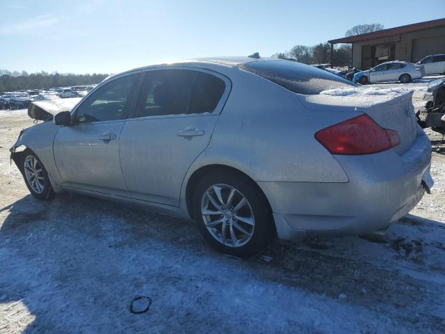 JNKBV61F18M261060 - 2008 INFINITI G35 SILVER photo 2