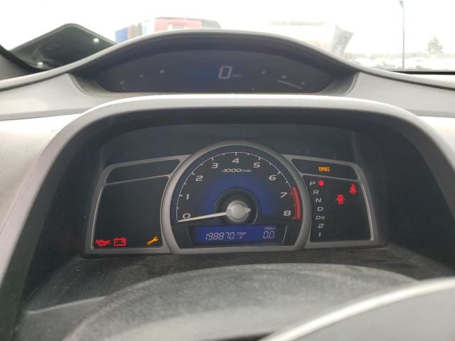 2HGFG12958H501434 - 2008 HONDA CIVIC EXL Արծաթագույն լուսանկար 9