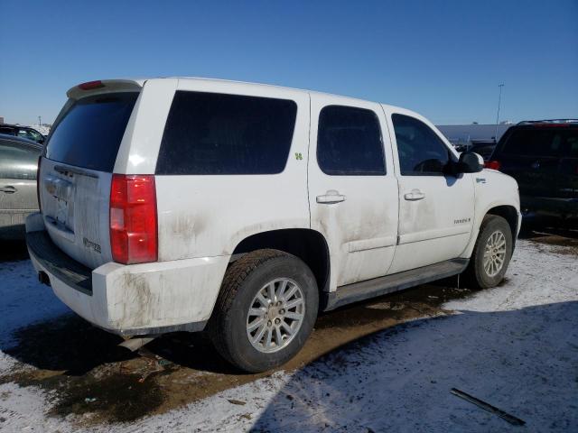 1GNFK13508R236986 - 2008 CHEVROLET TAHOE K1500 HYBRID WHITE photo 3