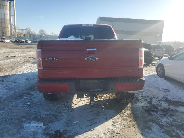 1FTFW1ET3DFD79371 - 2013 FORD F150 SUPERCREW RED photo 6