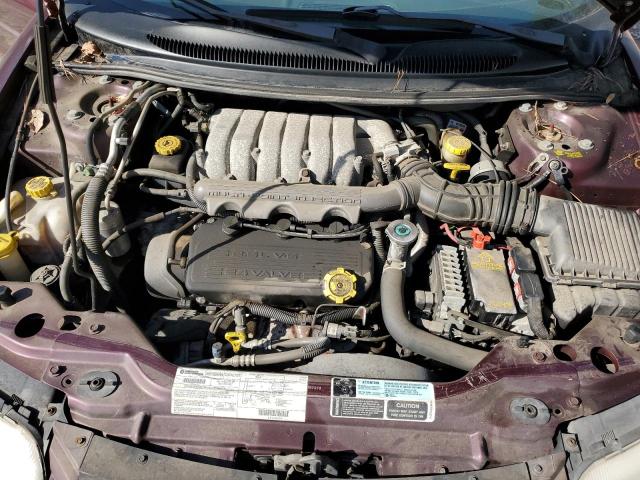 3C3EL55H1XT591756 - 1999 CHRYSLER SEBRING JXI MAROON photo 11