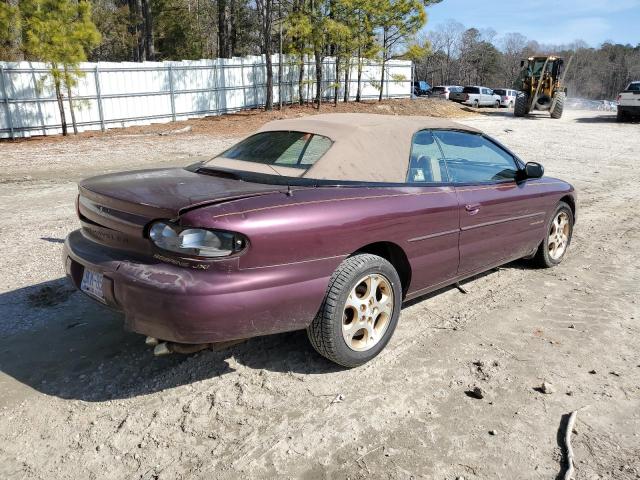 3C3EL55H1XT591756 - 1999 CHRYSLER SEBRING JXI MAROON photo 3