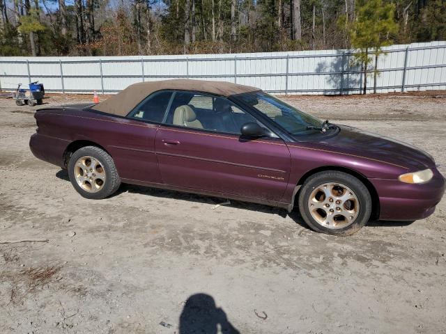 3C3EL55H1XT591756 - 1999 CHRYSLER SEBRING JXI MAROON photo 4