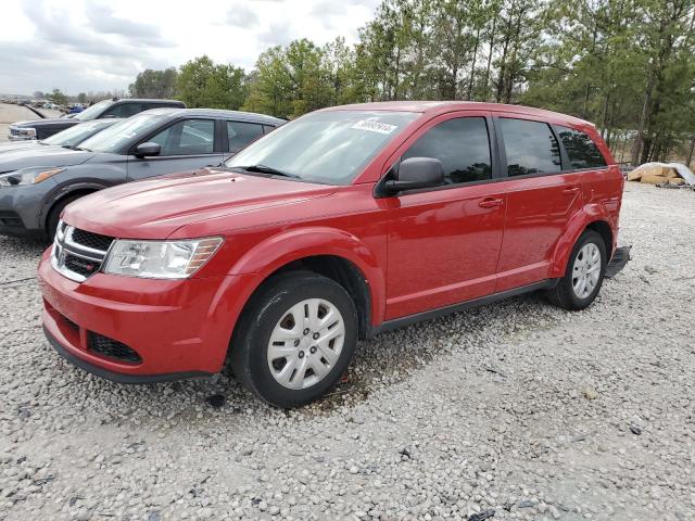 3C4PDCAB1ET258638 - 2014 DODGE JOURNEY SE RED photo 1