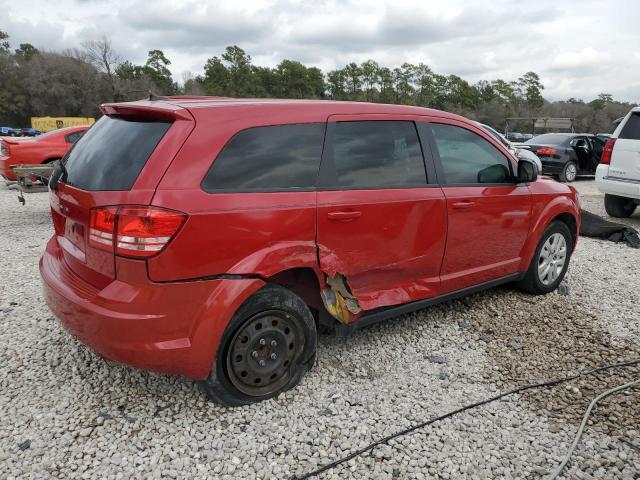 3C4PDCAB1ET258638 - 2014 DODGE JOURNEY SE RED photo 3