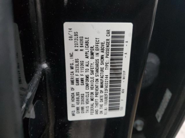 19UUB2F33FA002144 - 2015 ACURA TLX BLACK photo 12