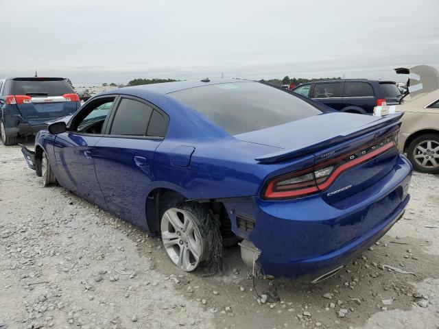 2C3CDXBG4KH745745 - 2019 DODGE CHARGER SXT BLUE photo 2