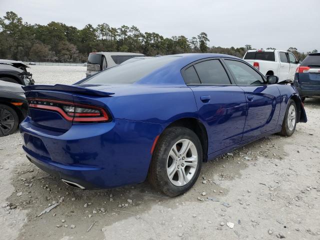 2C3CDXBG4KH745745 - 2019 DODGE CHARGER SXT BLUE photo 3