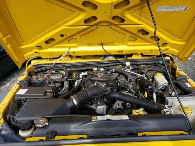 1J8FA24158L504682 - 2008 JEEP WRANGLER X YELLOW photo 11