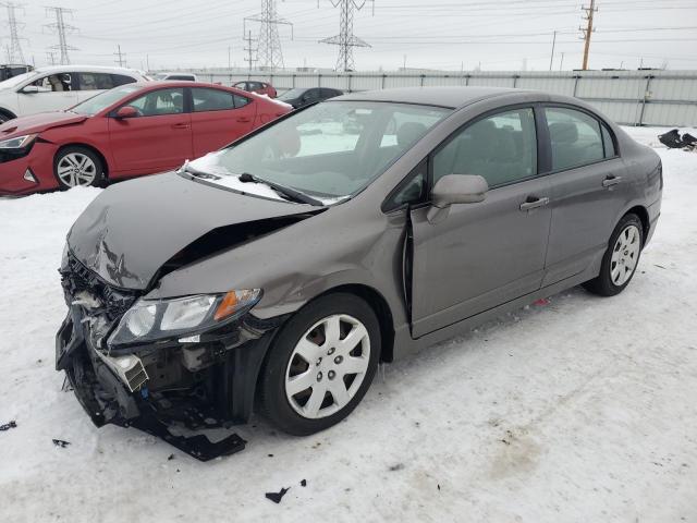 19XFA1F51AE060541 - 2010 HONDA CIVIC LX GRAY photo 1