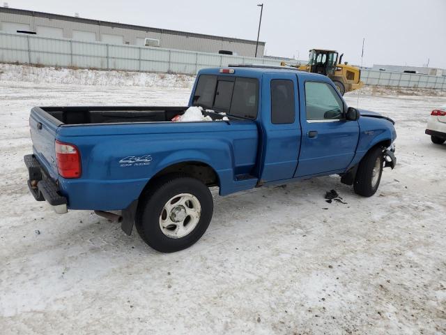 1FTZR15E61PA92182 - 2001 FORD RANGER SUPER CAB BLUE photo 3