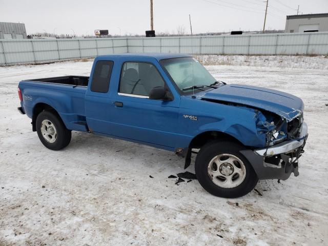 1FTZR15E61PA92182 - 2001 FORD RANGER SUPER CAB BLUE photo 4