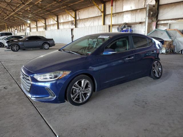 5NPD84LF9HH120671 - 2017 HYUNDAI ELANTRA SE BLUE photo 1