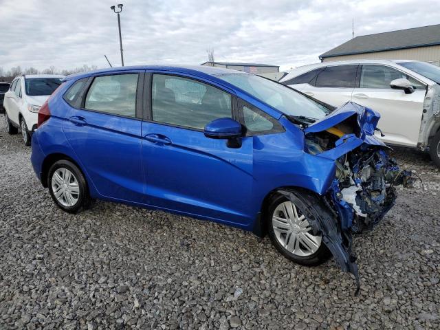 3HGGK5H43KM733996 - 2019 HONDA FIT LX BLUE photo 4