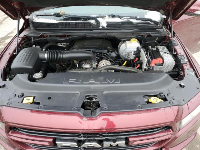 1C6SRFFT4KN749562 - 2019 RAM 1500 BIG HORN/LONE STAR RED photo 11