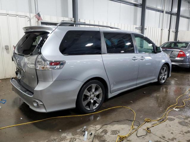 5TDXK3DC0CS207469 - 2012 TOYOTA SIENNA SPORT SILVER photo 3