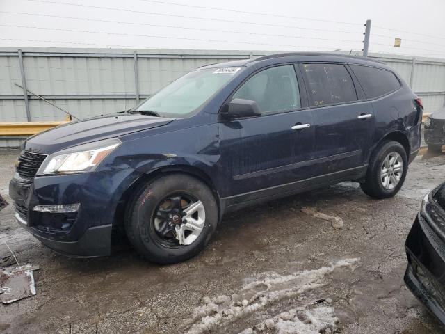 1GNKRFKD9GJ327378 - 2016 CHEVROLET TRAVERSE LS BLUE photo 1