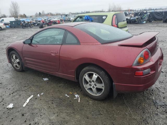 4A3AC44G73E150217 - 2003 MITSUBISHI ECLIPSE GS RED photo 2