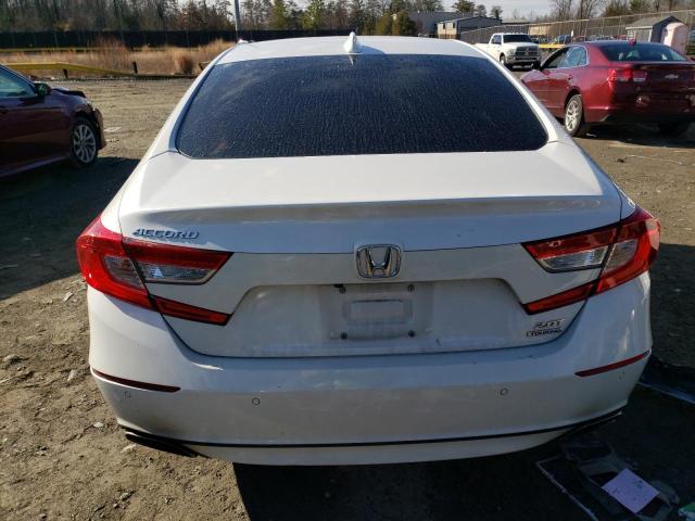 1HGCV2F96JA006267 - 2018 HONDA ACCORD TOURING WHITE photo 6