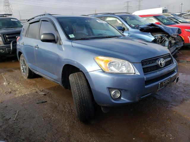 2T3ZF4DV6AW019782 - 2010 TOYOTA RAV4 BLUE photo 4