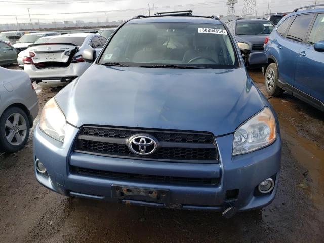 2T3ZF4DV6AW019782 - 2010 TOYOTA RAV4 BLUE photo 5