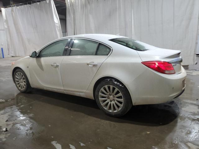 2G4GS5EC9B9181774 - 2011 BUICK REGAL CXL WHITE photo 2