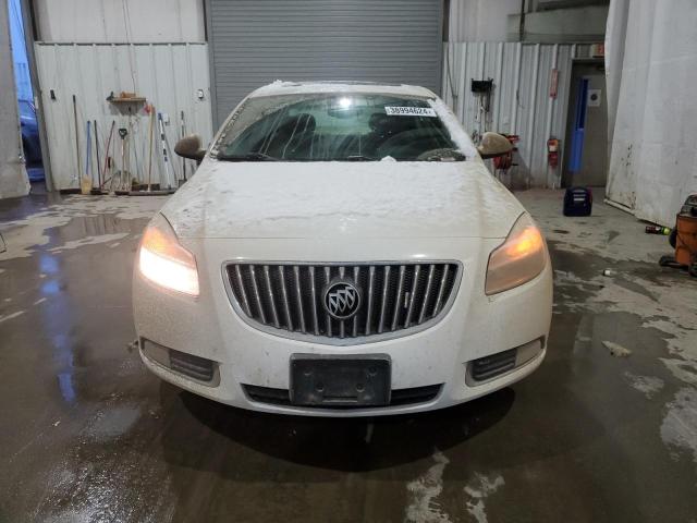 2G4GS5EC9B9181774 - 2011 BUICK REGAL CXL WHITE photo 5