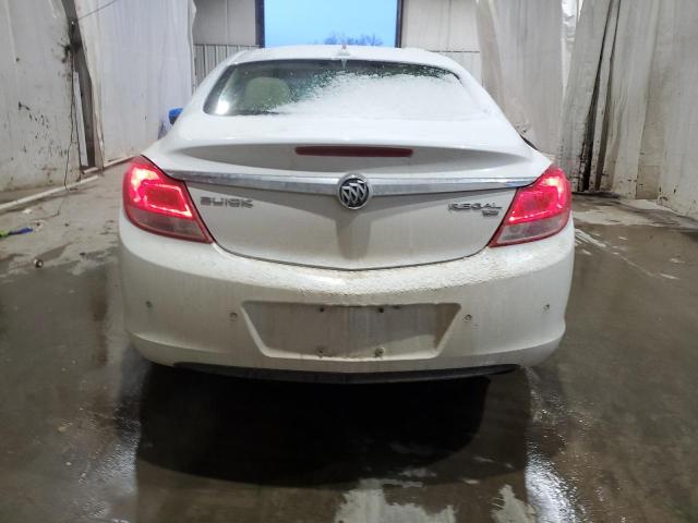 2G4GS5EC9B9181774 - 2011 BUICK REGAL CXL WHITE photo 6