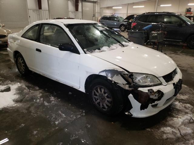 1HGEM21894L020229 - 2004 HONDA CIVIC HX WHITE photo 4