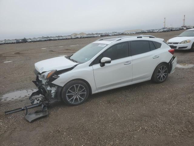 4S3GTAT66J3713609 - 2018 SUBARU IMPREZA LIMITED WHITE photo 1