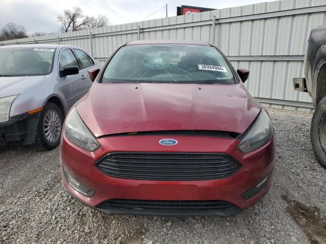 1FADP3KE9GL259947 - 2016 FORD FOCUS SE RED photo 5