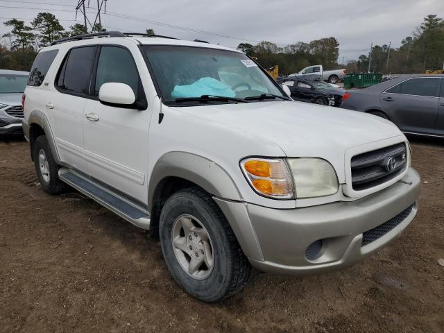 5TDZT34A32S084110 - 2002 TOYOTA SEQUOIA SR5 WHITE photo 4